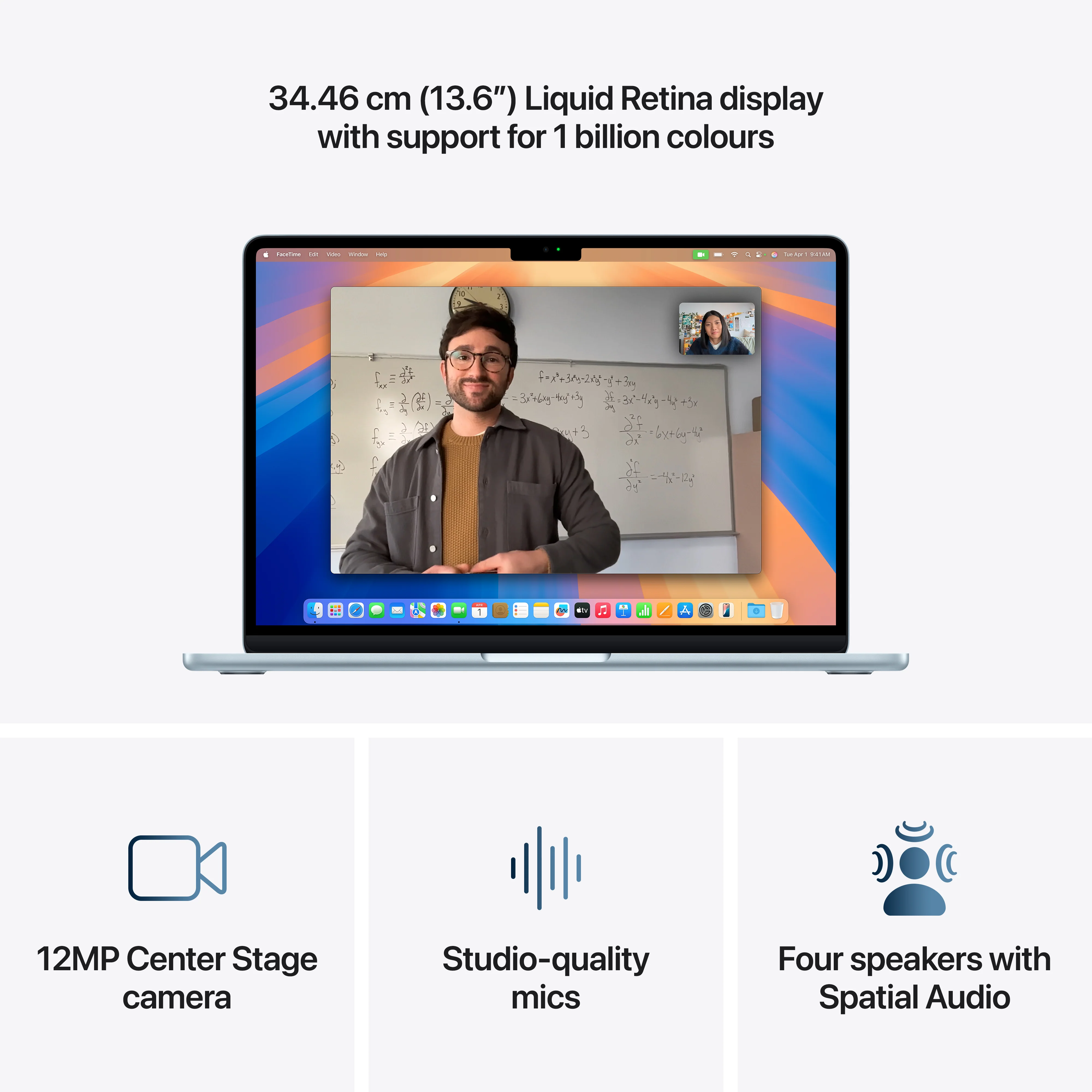 13-inch MacBook Air: Apple M4 chip with 10-core CPU and 10-core GPU, 512GB SSD - Sky Blue - Image 5