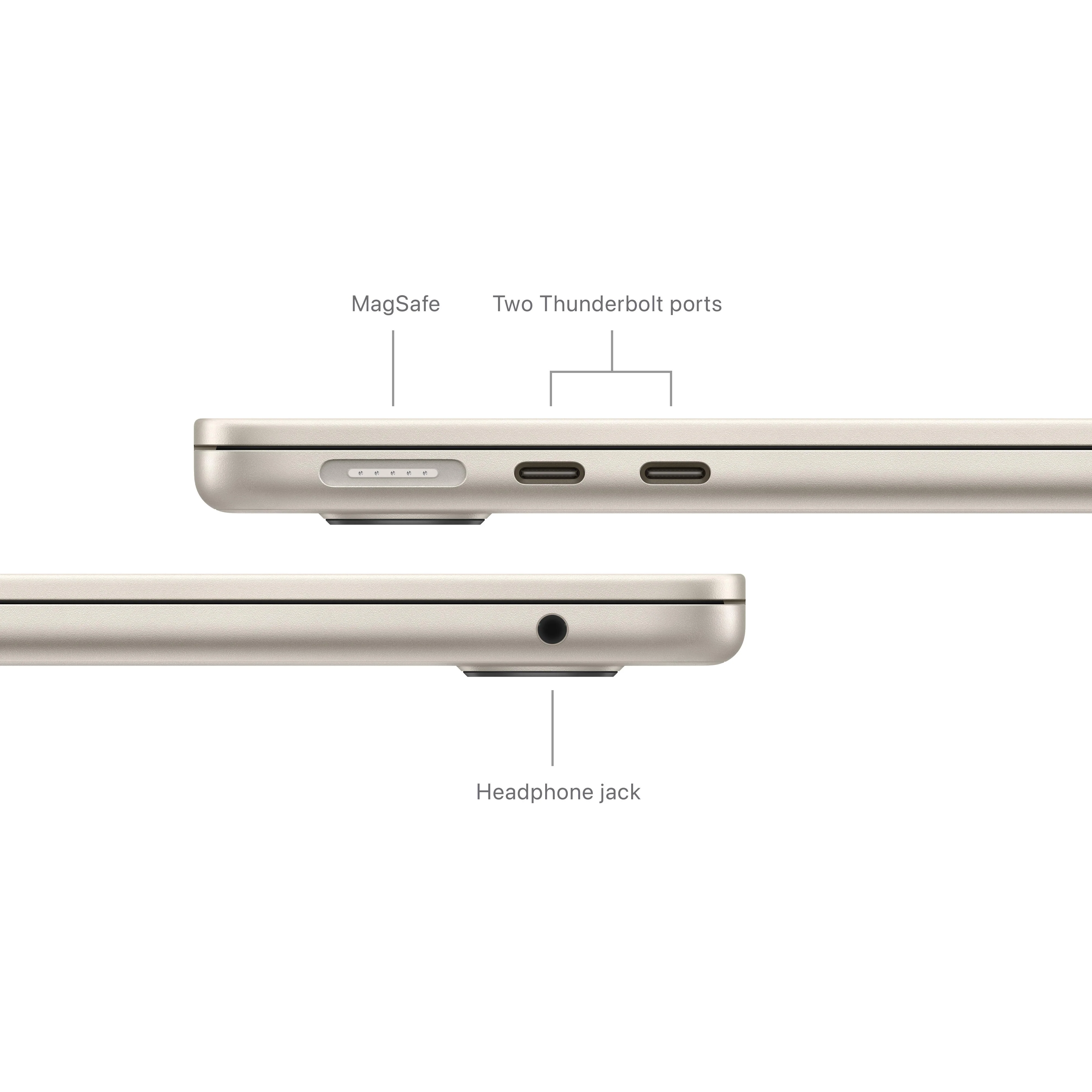 13-inch MacBook Air: Apple M3 chip with 8‑core CPU and 10‑core GPU, 512GB SSD - Starlight - Image 7