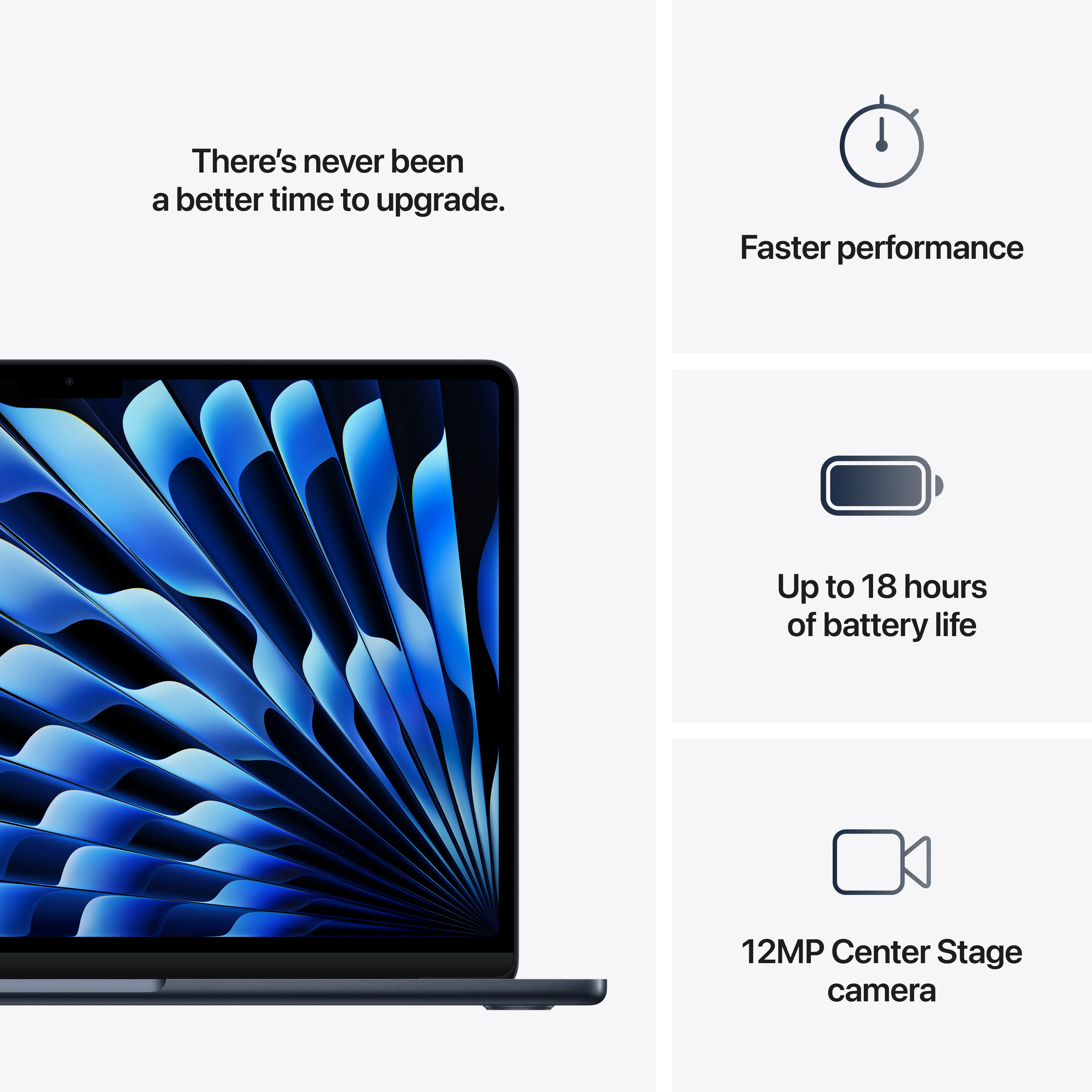 13-inch MacBook Air: Apple M4 chip with 10-core CPU and 8-core GPU, 256GB SSD - Midnight - Image 10