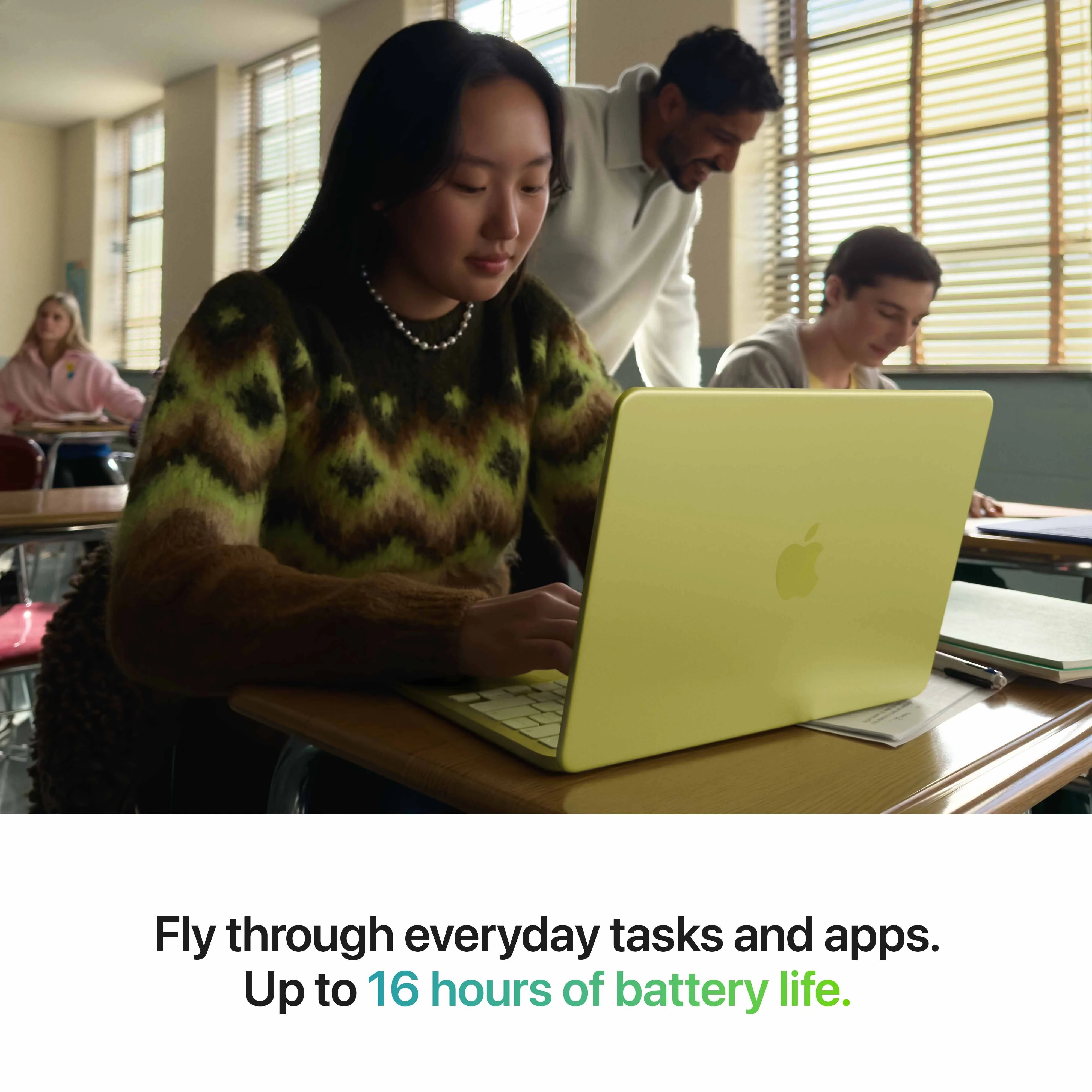 13-inch MacBook Neo: Apple A18 Pro chip with 6‑core CPU and 5‑core GPU, Magic Keyboard with Touch ID, 512GB SSD - Blush - Image 4