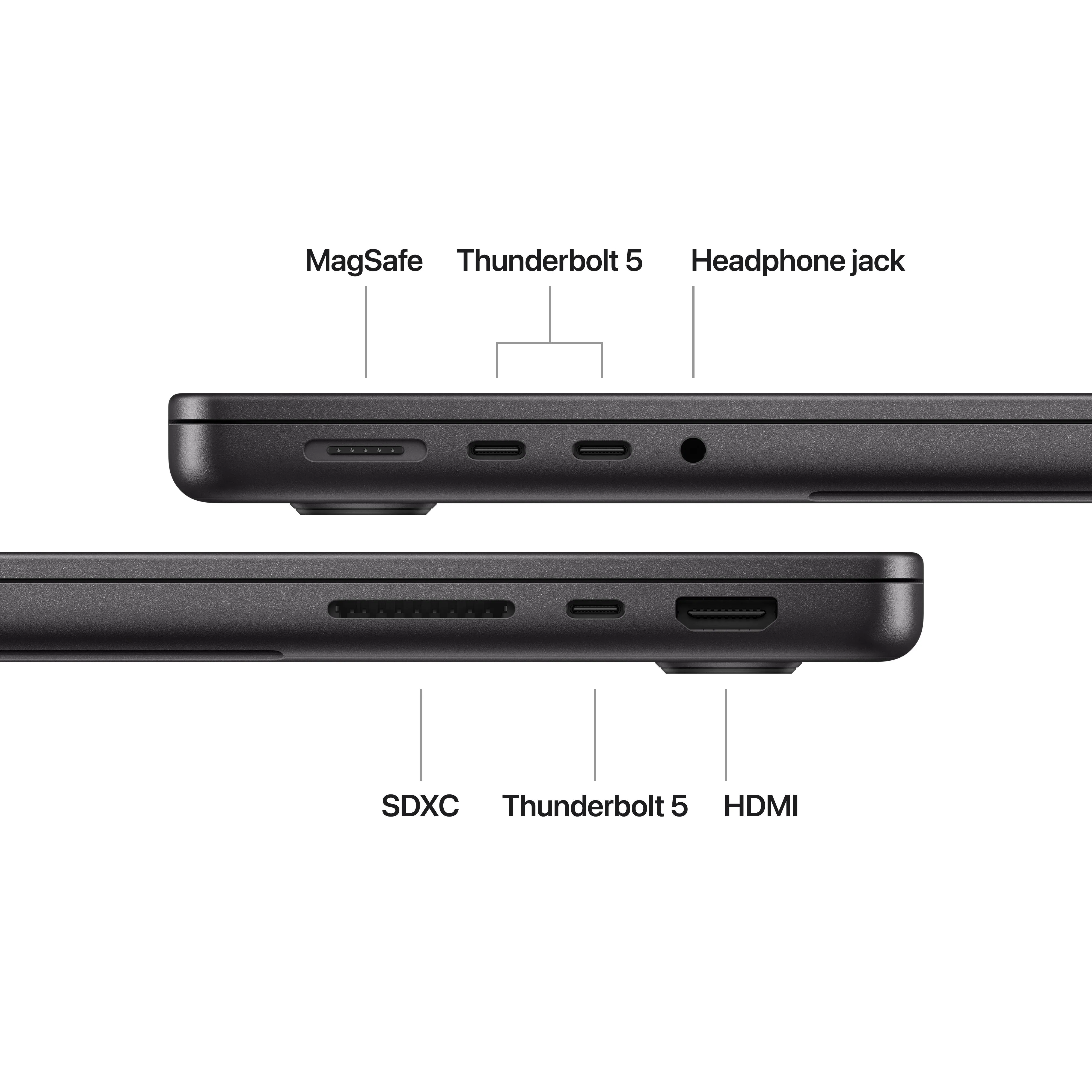14-inch MacBook Pro: Apple M4 Pro chip with 12-core CPU and 16-core GPU, 512GB SSD - Space Black - Image 7