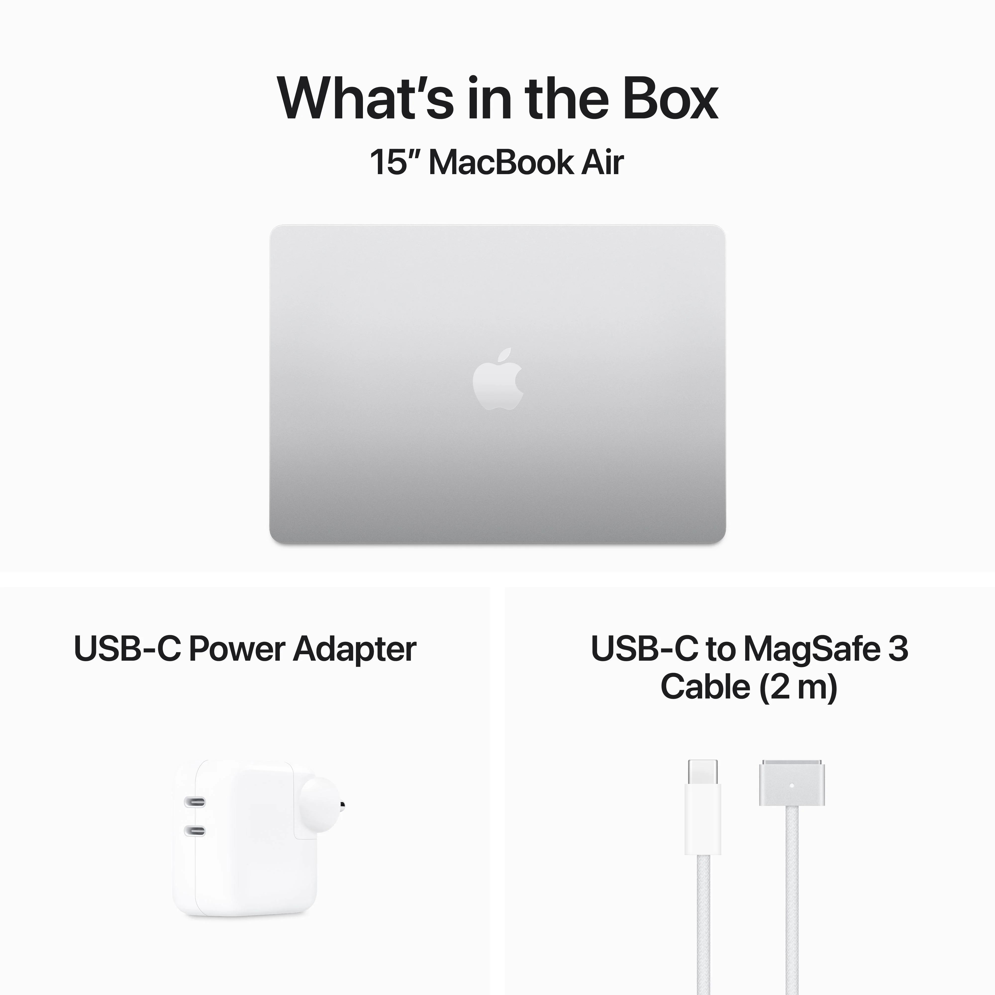 15-inch MacBook Air: Apple M3 chip with 8‑core CPU and 10‑core GPU, 256GB SSD - Silver - Image 9