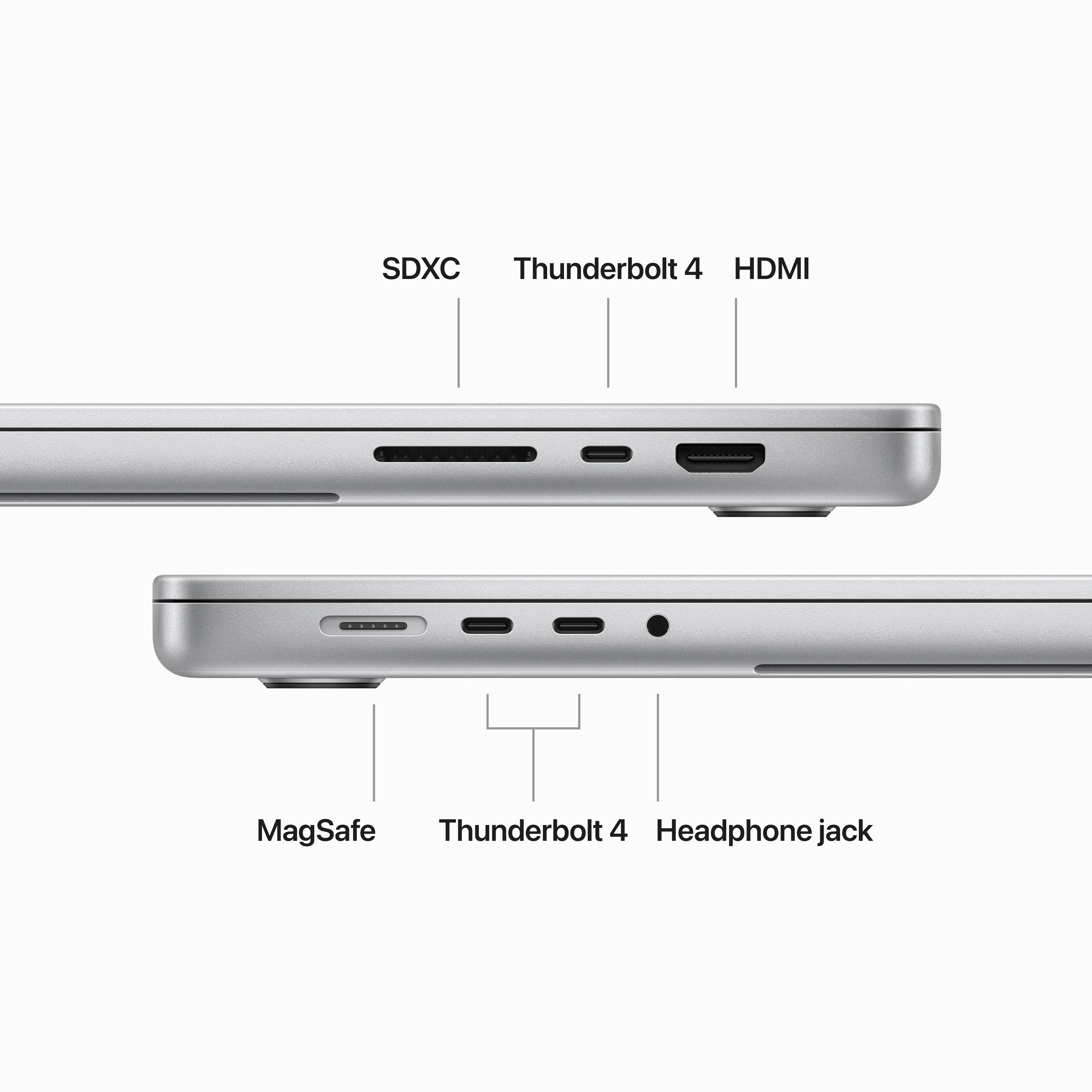 16-inch MacBook Pro: Apple M3 Pro chip with 12‑core CPU and 18‑core GPU, 512GB SSD - Silver - Image 6