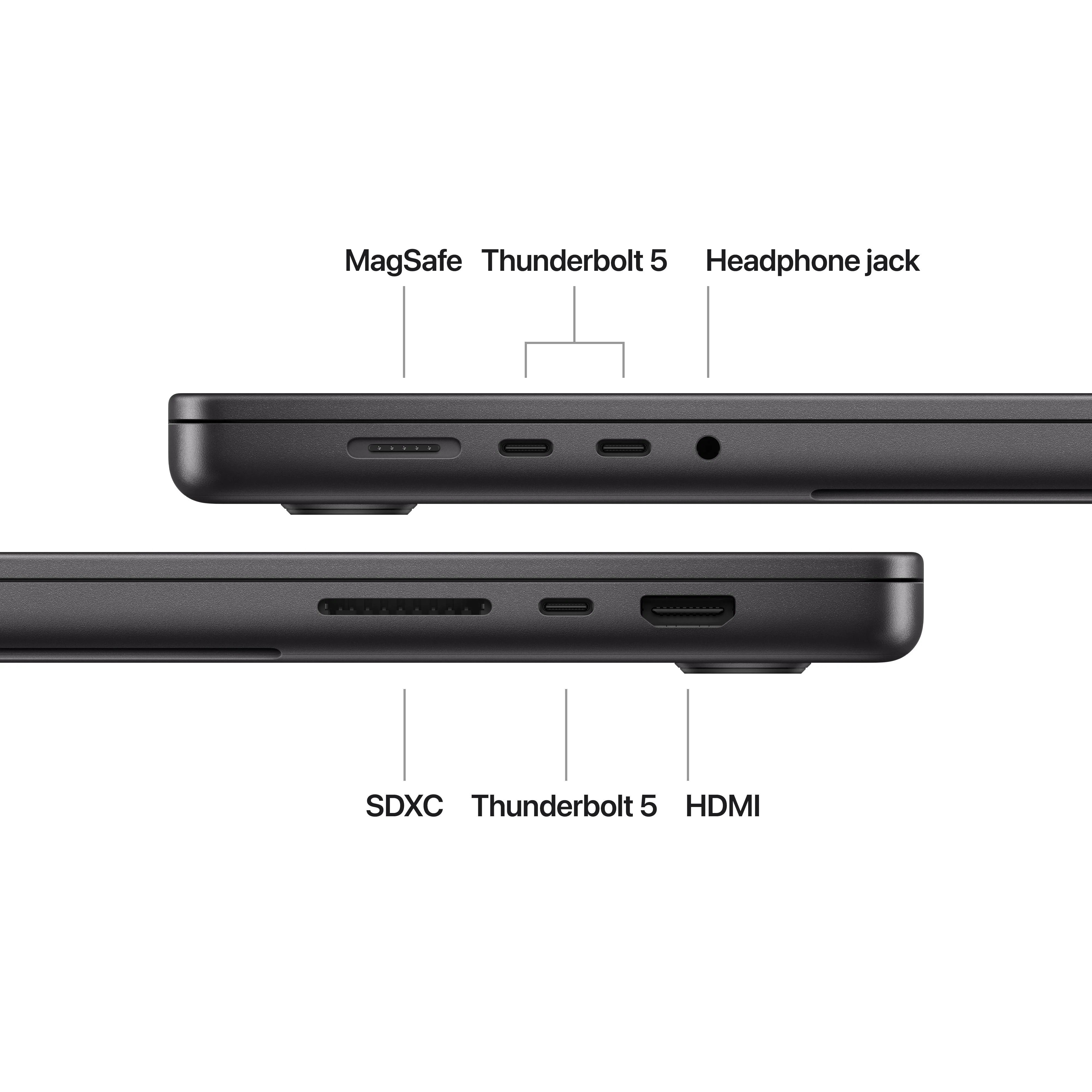 16-inch MacBook Pro: Apple M4 Pro chip with 14‑core CPU and 20‑core GPU, 512GB SSD - Space Black - Image 7