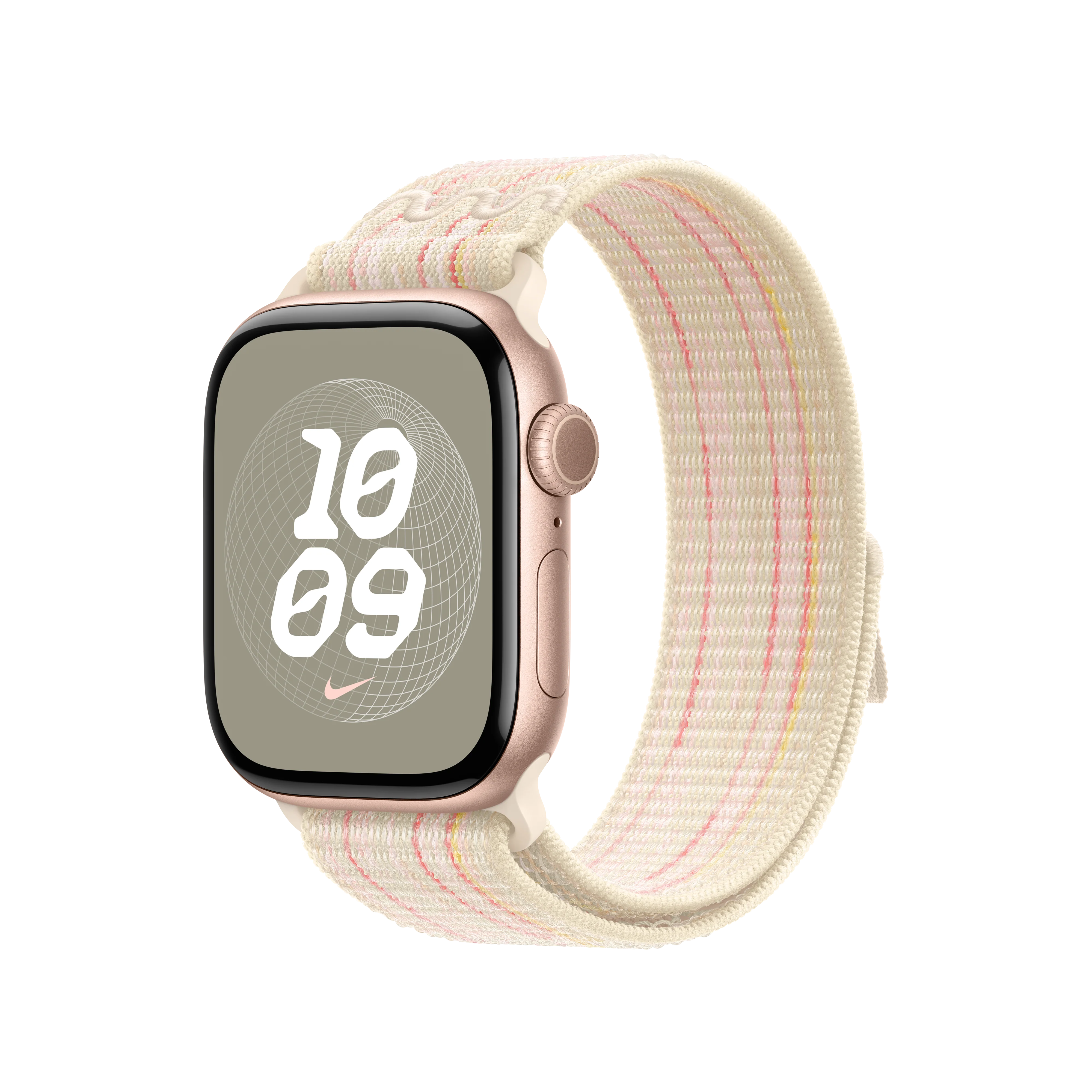 42mm Starlight/Pink Nike Sport Loop - Image 2