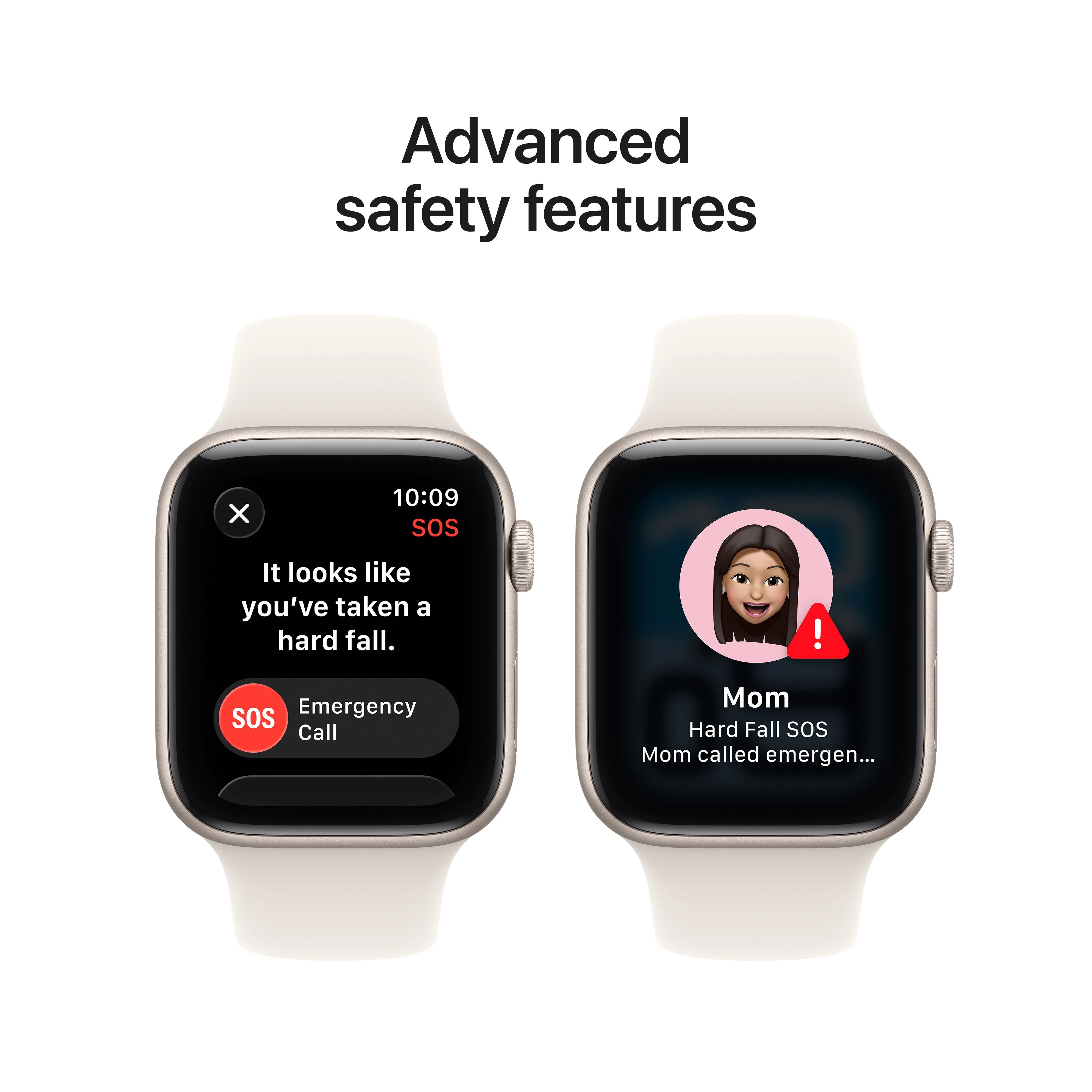Apple Watch SE 3 GPS 44mm Starlight Aluminium Case with Starlight Sport Band - M/L - Image 7