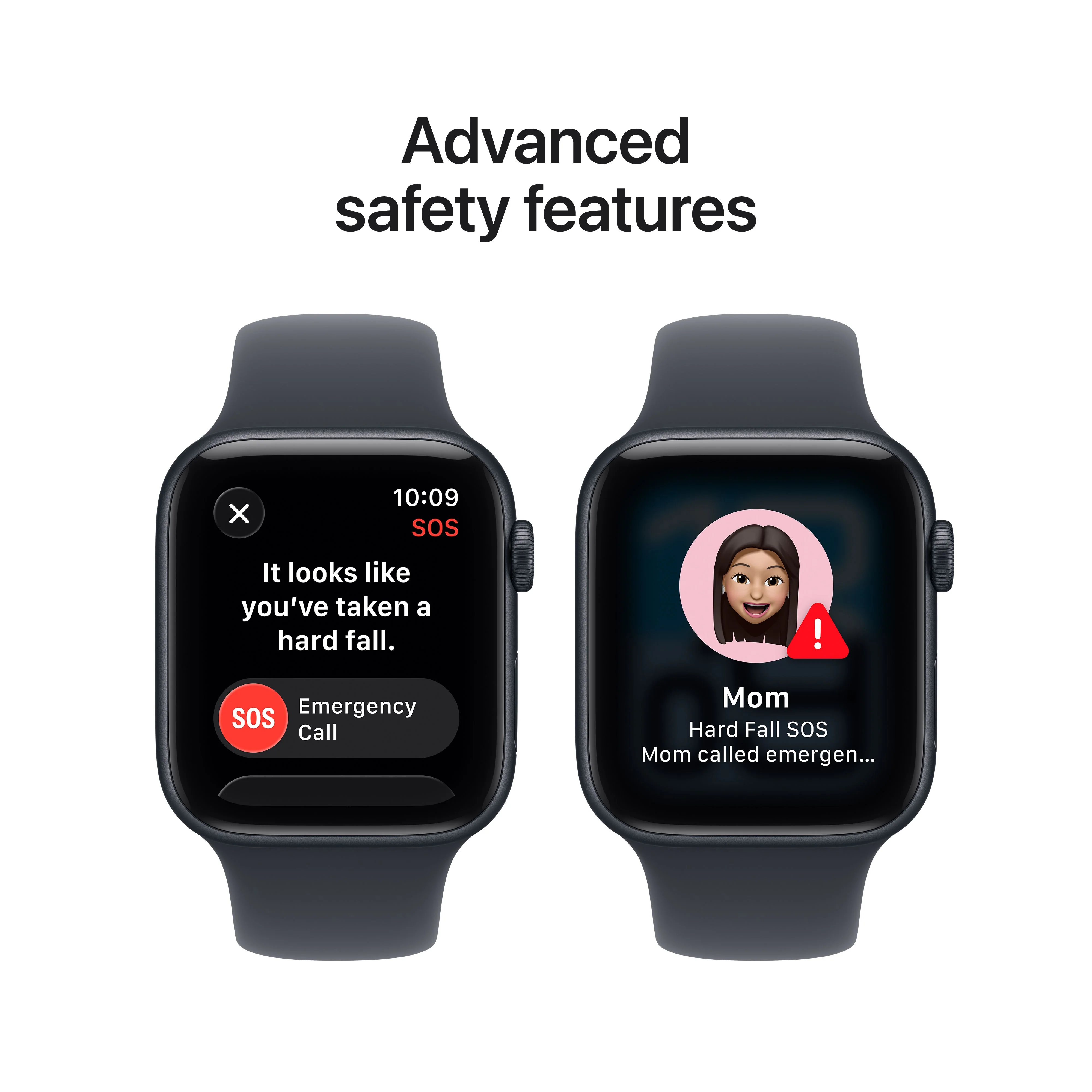 Apple Watch SE 3 GPS 44mm Midnight Aluminium Case with Midnight Sport Band - M/L - Image 7