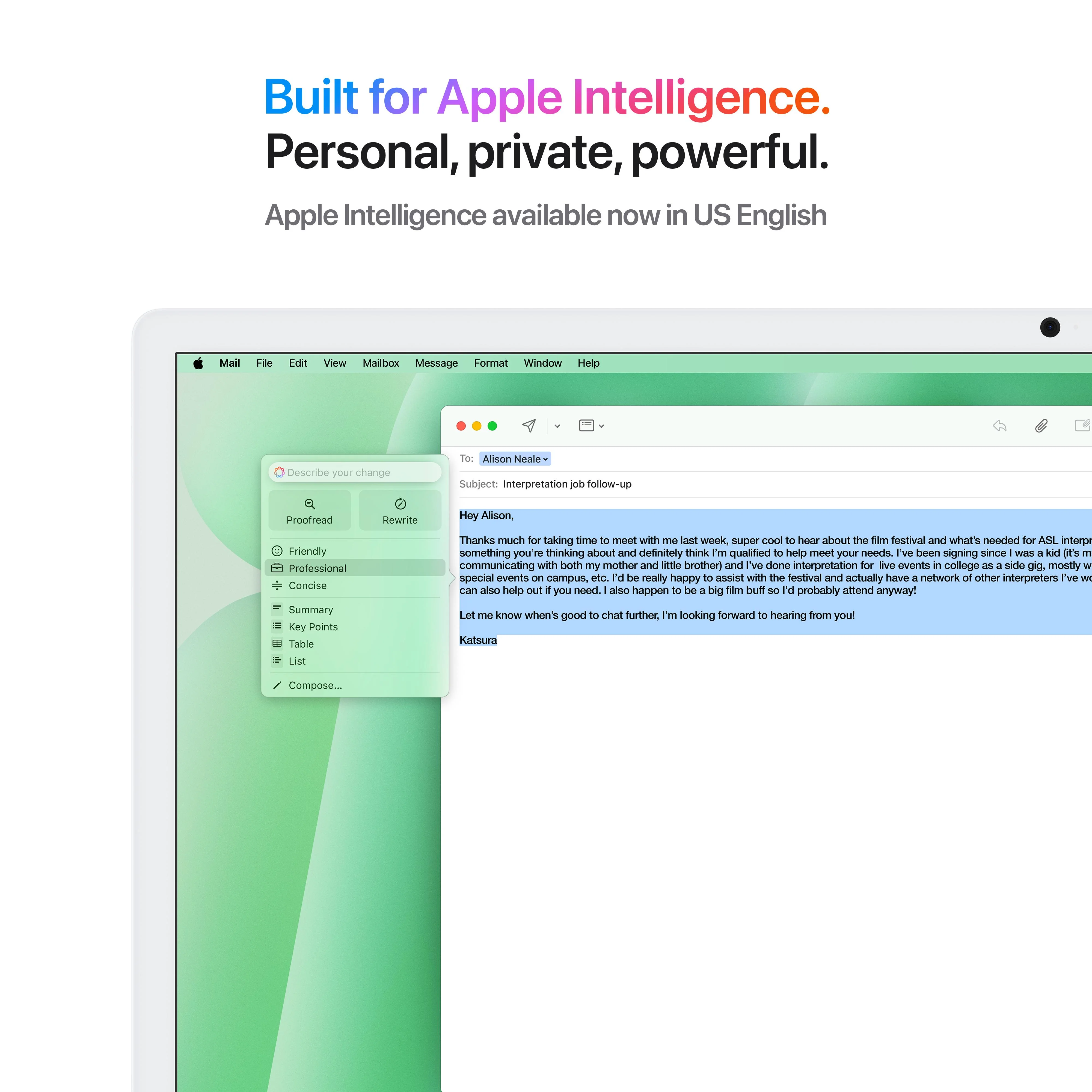 24-inch iMac with Retina 4.5K display: Apple M4 chip with 10-core CPU and 10-core GPU, 512GB SSD - Green - Image 5