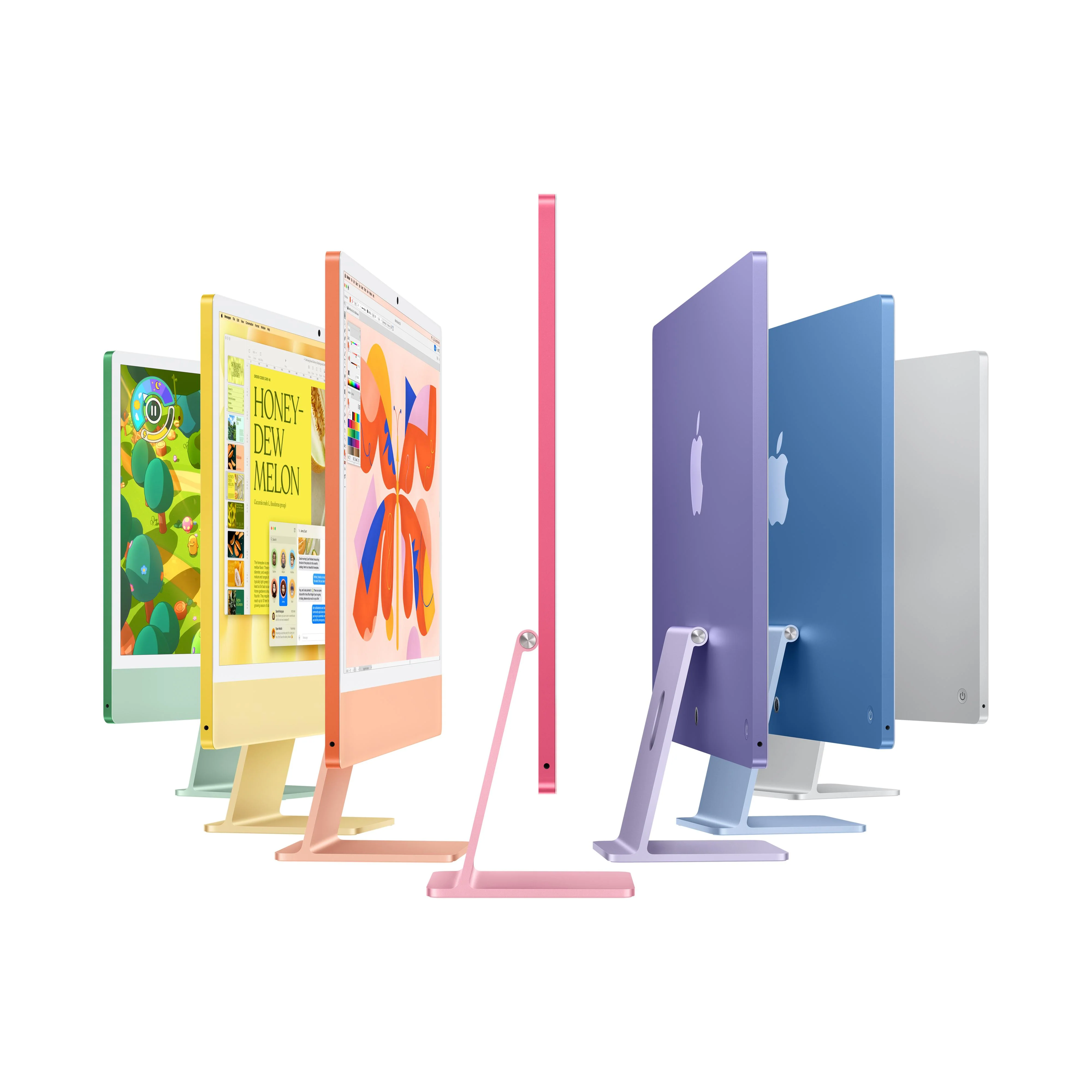 24-inch iMac with Retina 4.5K display: Apple M4 chip with 8-core CPU and 8-core GPU, 256GB SSD - Blue - Image 4