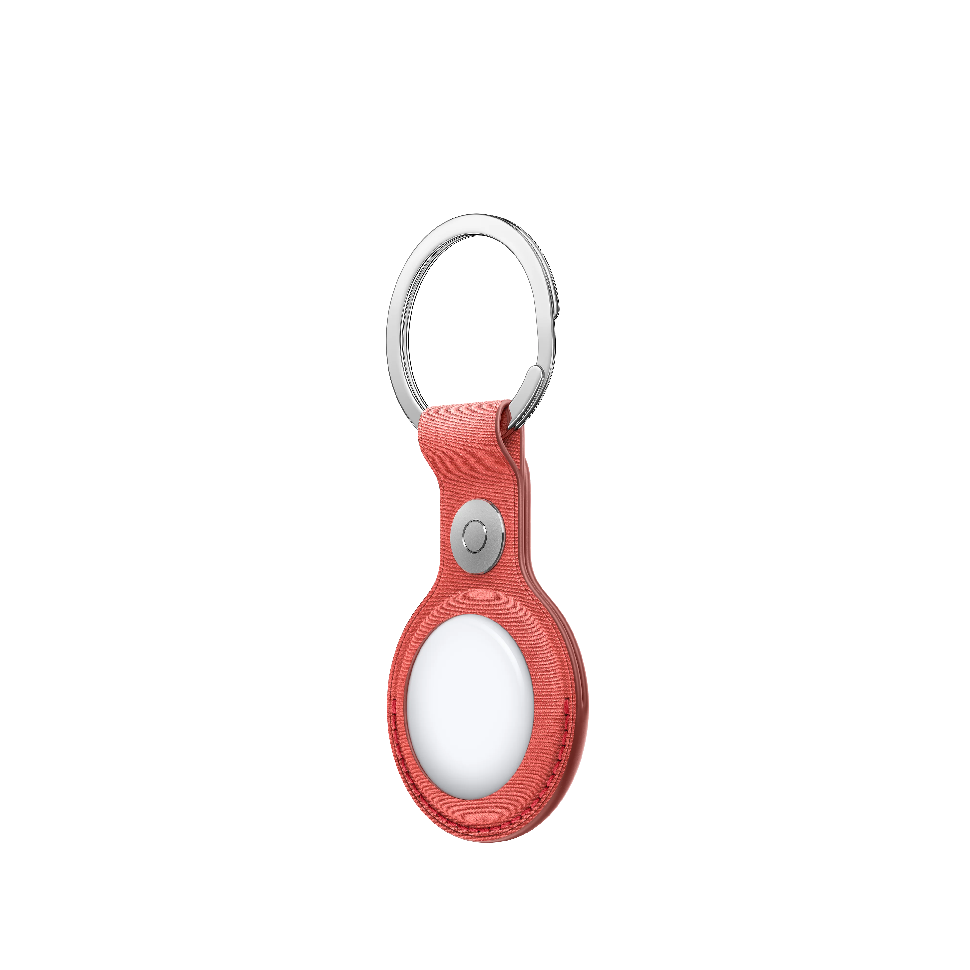AirTag FineWoven Key Ring - Coral - Image 2
