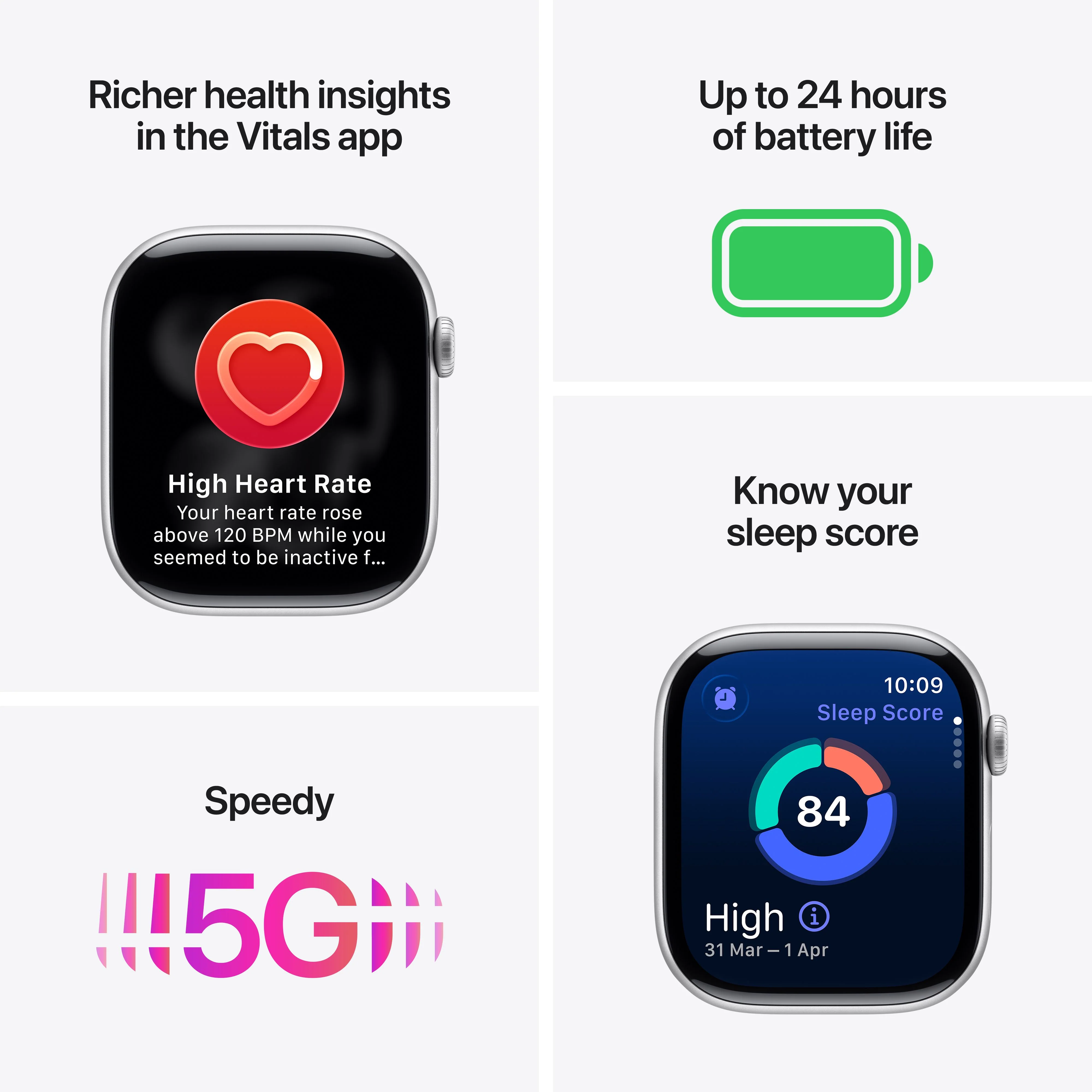 Apple Watch Series 11 GPS + Cellular 46mm Gold Titanium Case with Gold Milanese Loop - S/M - Image 3
