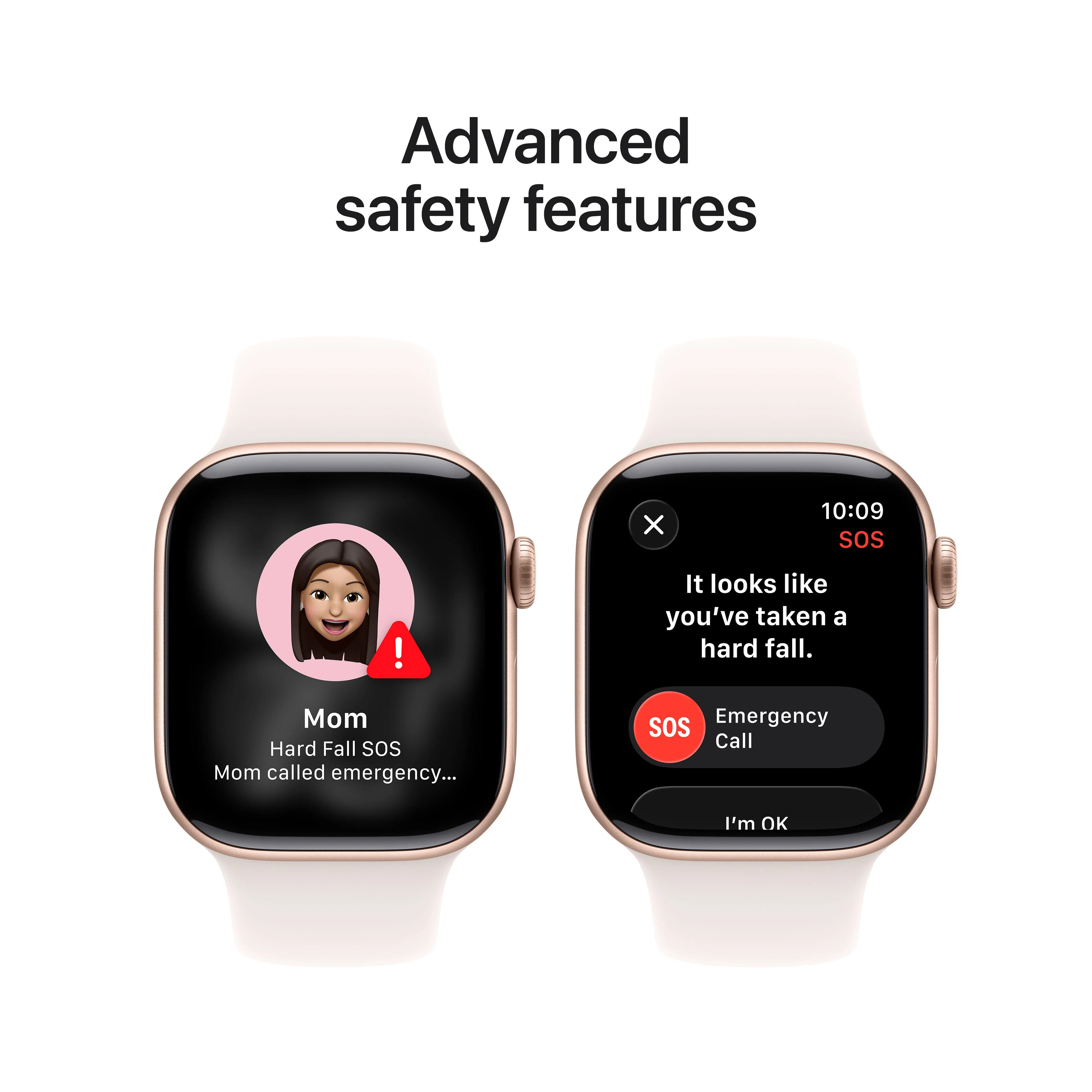 Apple Watch Series 11 GPS + Cellular 42mm Rose Gold Aluminium Case with Light Blush Sport Band - M/L - Image 6