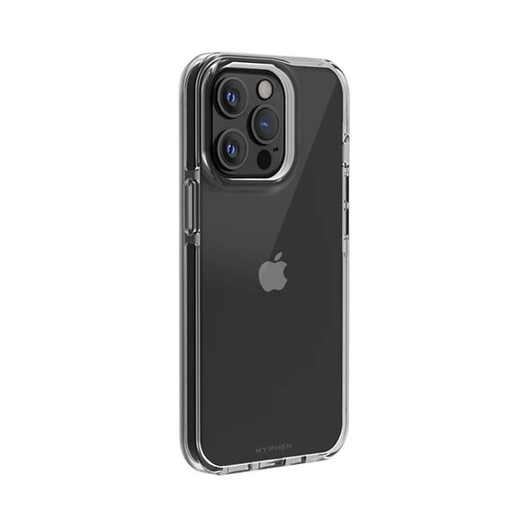 HYPHEN AIRE Clear Soft Case - iPhone 14 Pro - Black - Image 4