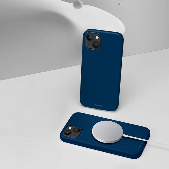 HYPHEN TINT Silicone Magsafe Case - Blue - iPhone 14 Plus - 6.7 - Image 4