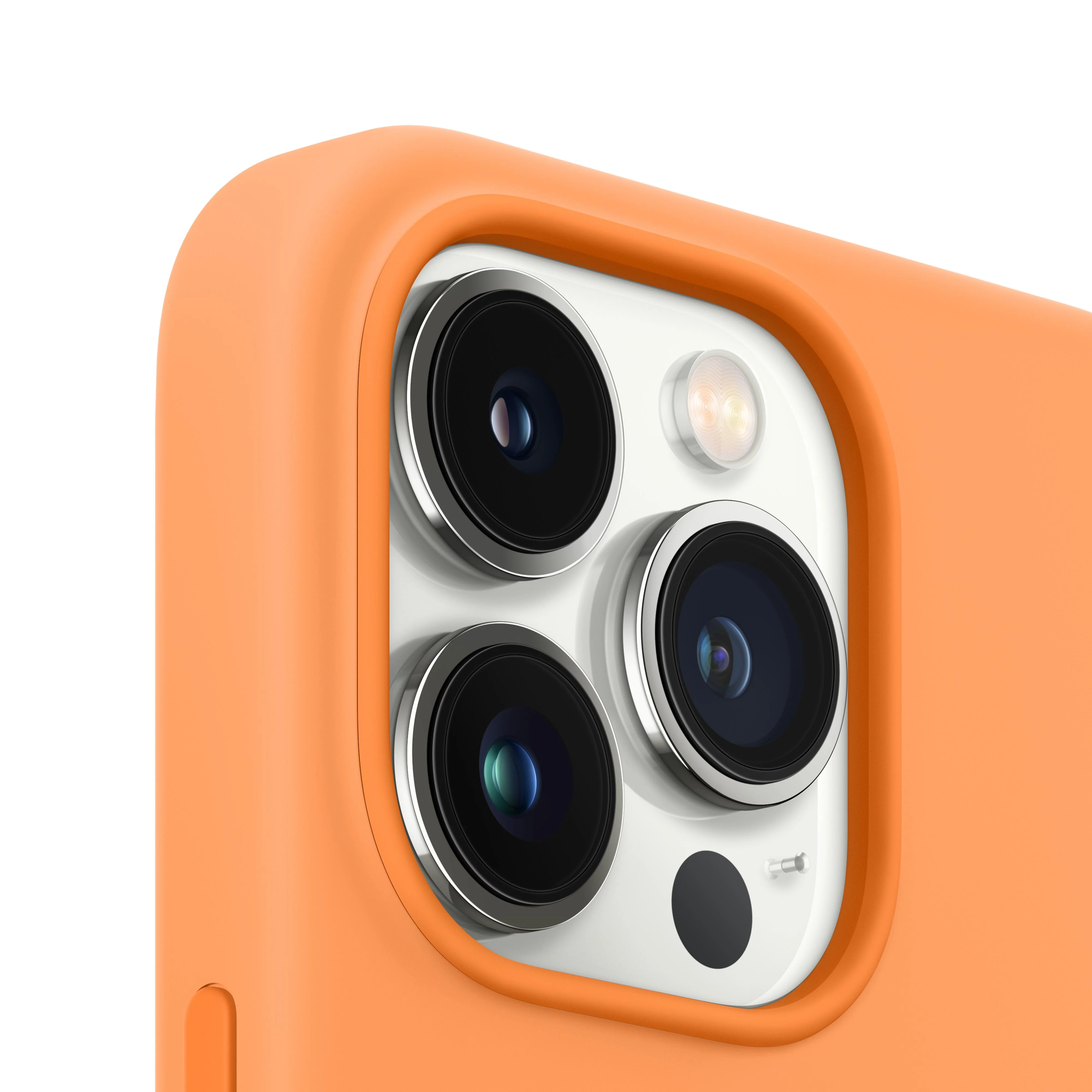 iPhone 13 Pro Silicone Case with MagSafe ‚Äì Marigold - Image 3