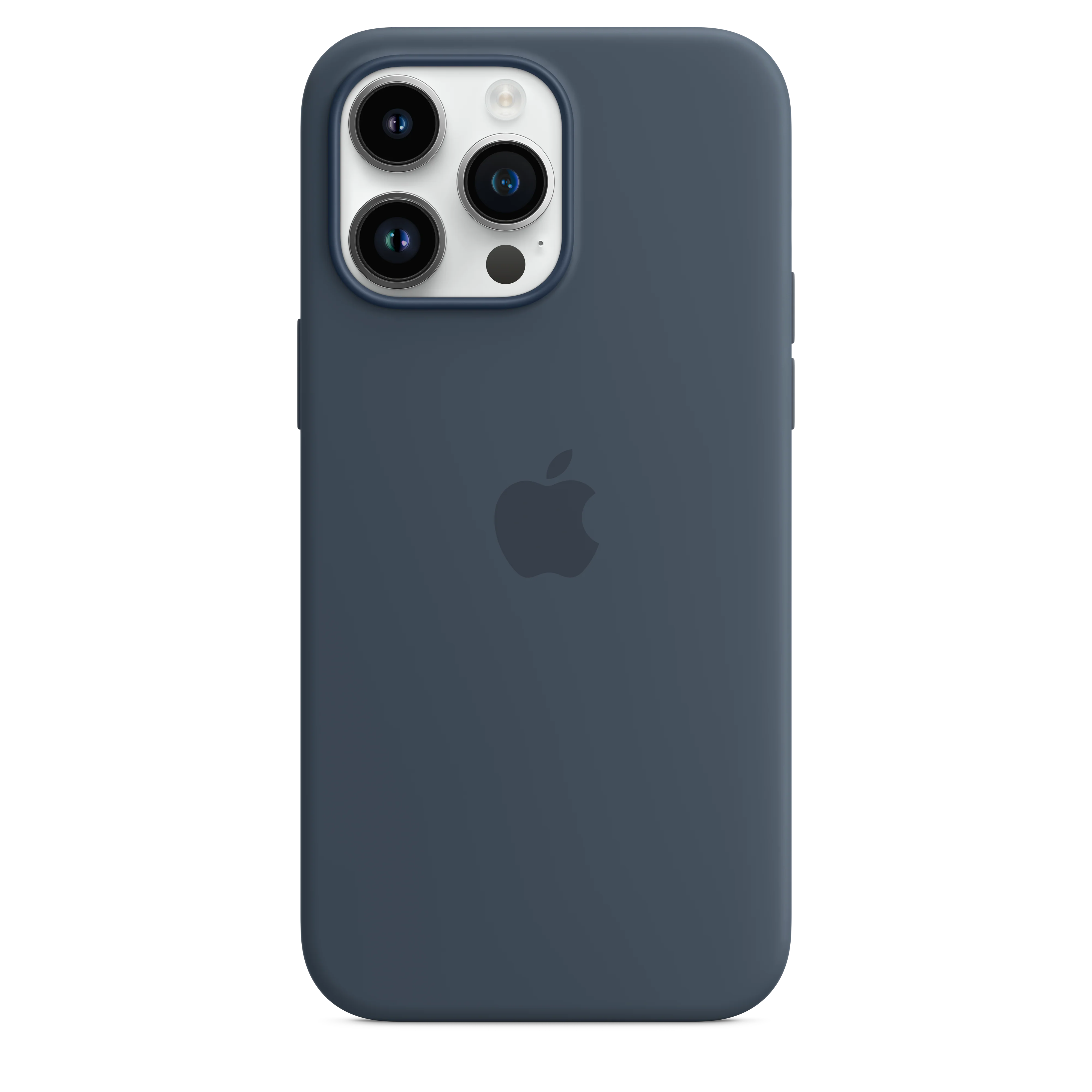 iPhone 14 Pro Max Silicone Case with MagSafe - Storm Blue - Image 3