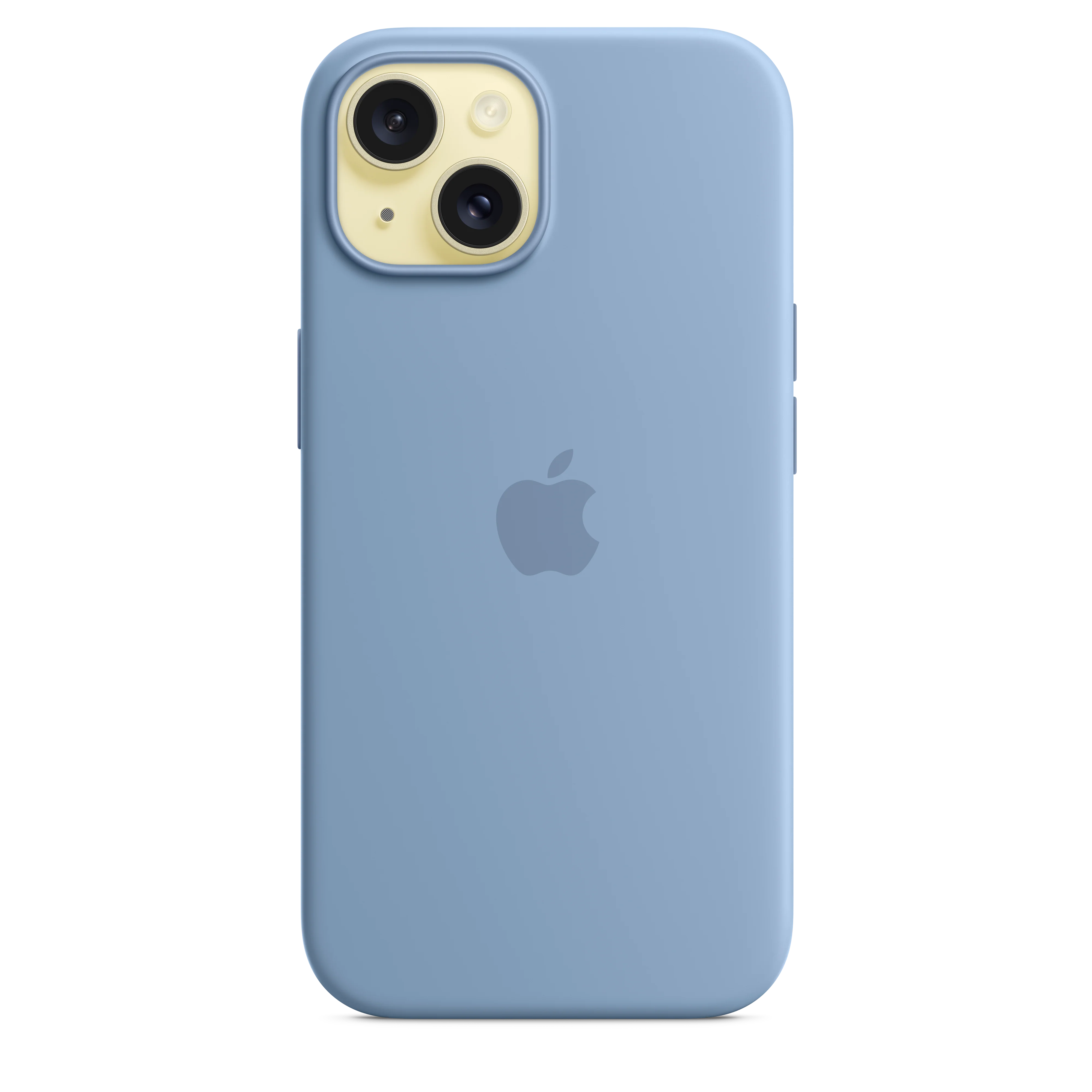 iPhone¬†15 Silicone Case with MagSafe - Winter¬†Blue - Image 3