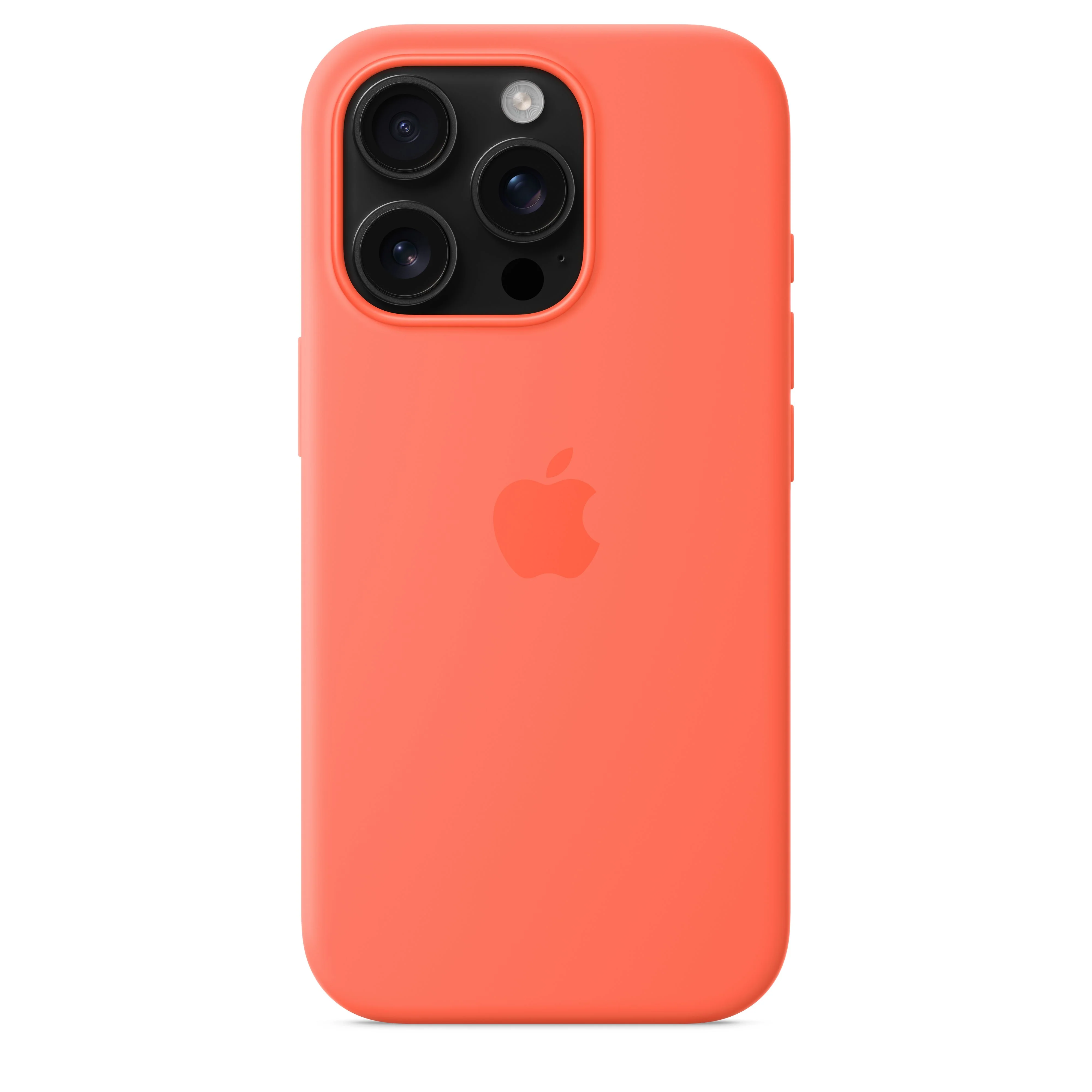 iPhone 16 Pro Silicone Case with MagSafe - Tangerine - Image 4