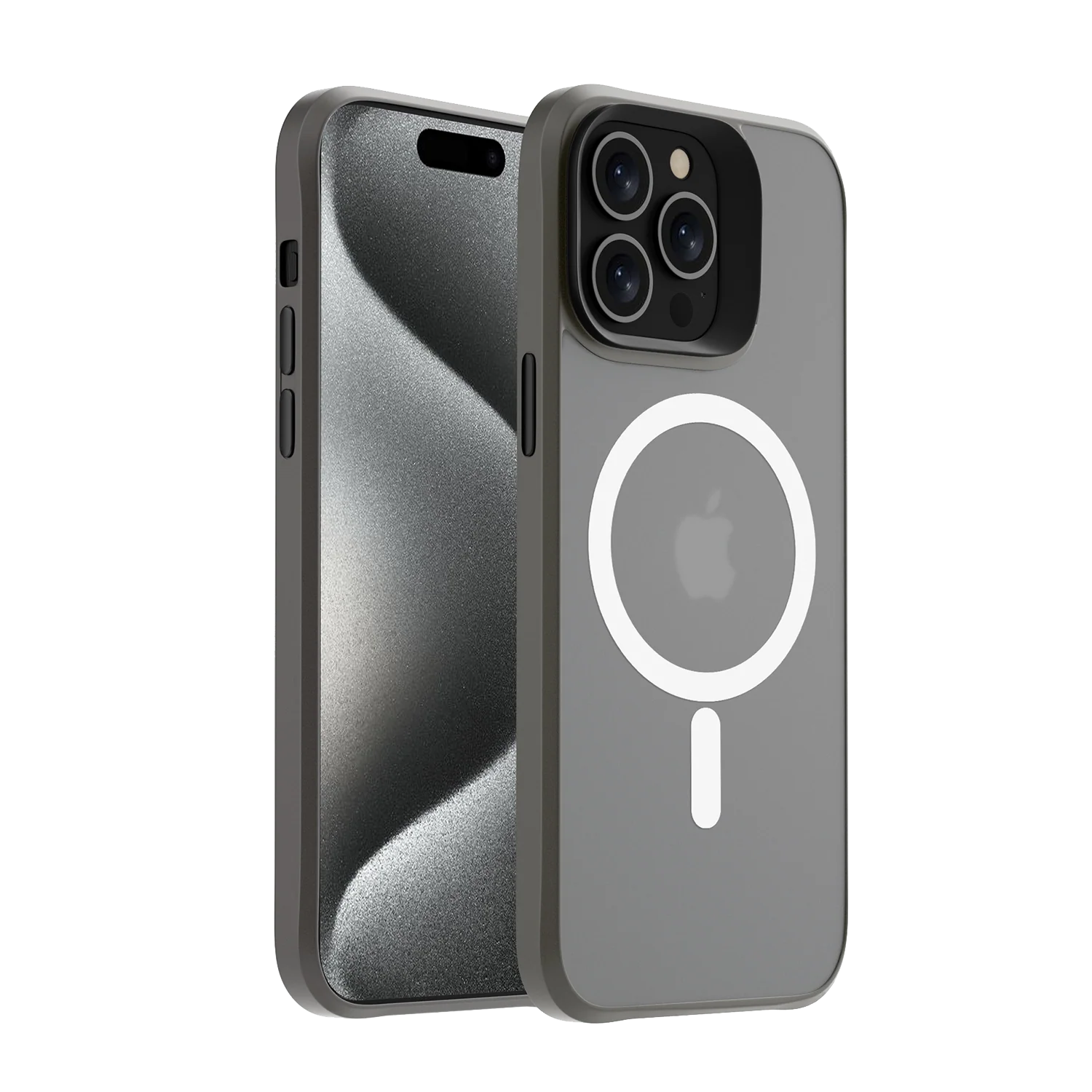 Pulse Newton Magsafe Case for iPhone 15 Pro-Grey