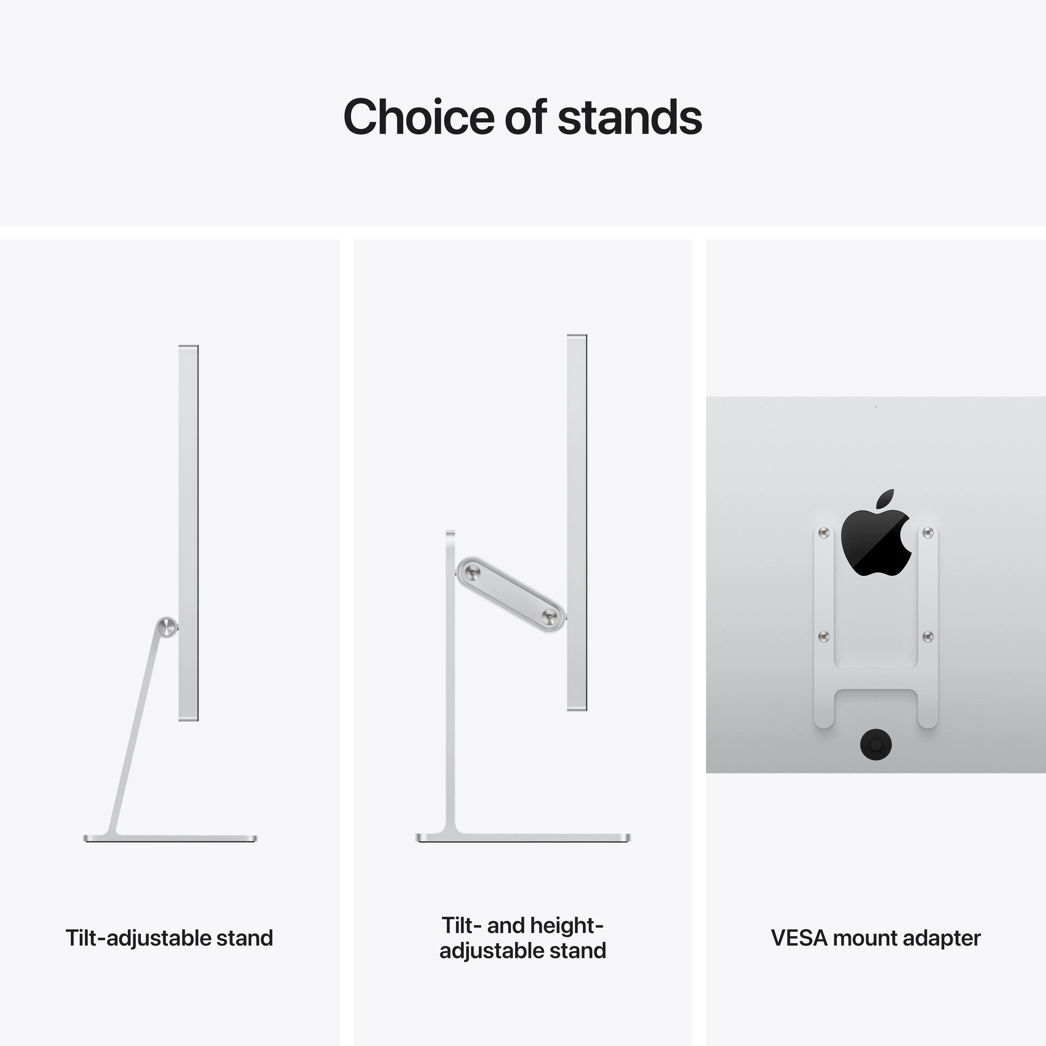 Studio Display - Nano-texture glass - Tilt- and height-adjustable stand - Image 10