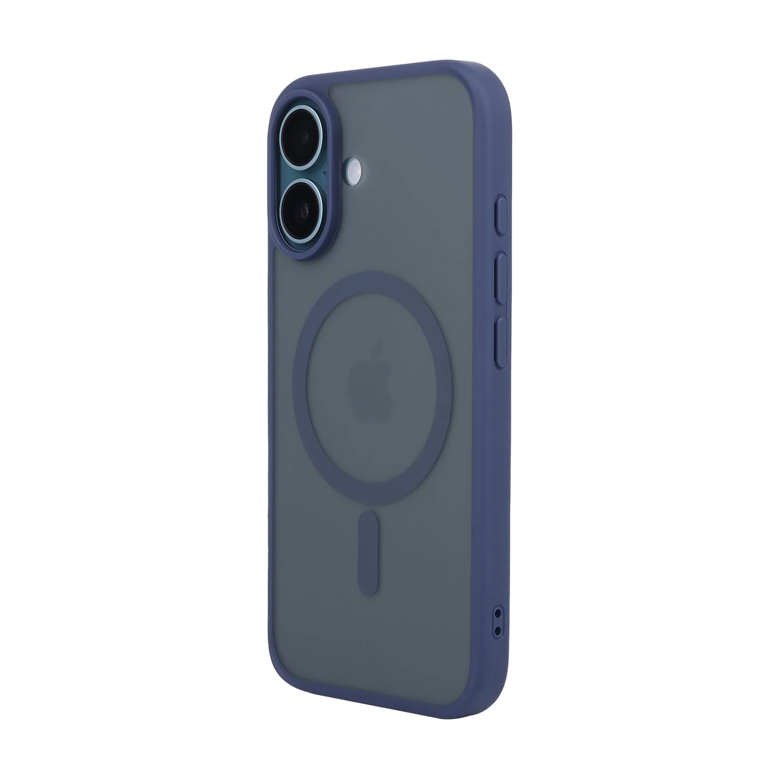 TEKNE Matt MagSafe Case for iPhone 16 | Matte Finish | MagSafe Compatible & Scratch-Resistant - Blue