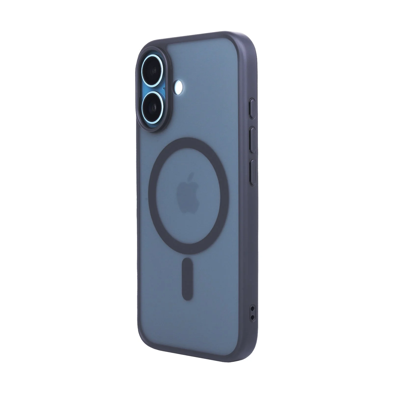 TEKNE Matt MagSafe Case for iPhone 16 Plus | Matte Finish | MagSafe Compatible & Scratch-Resistant - Black