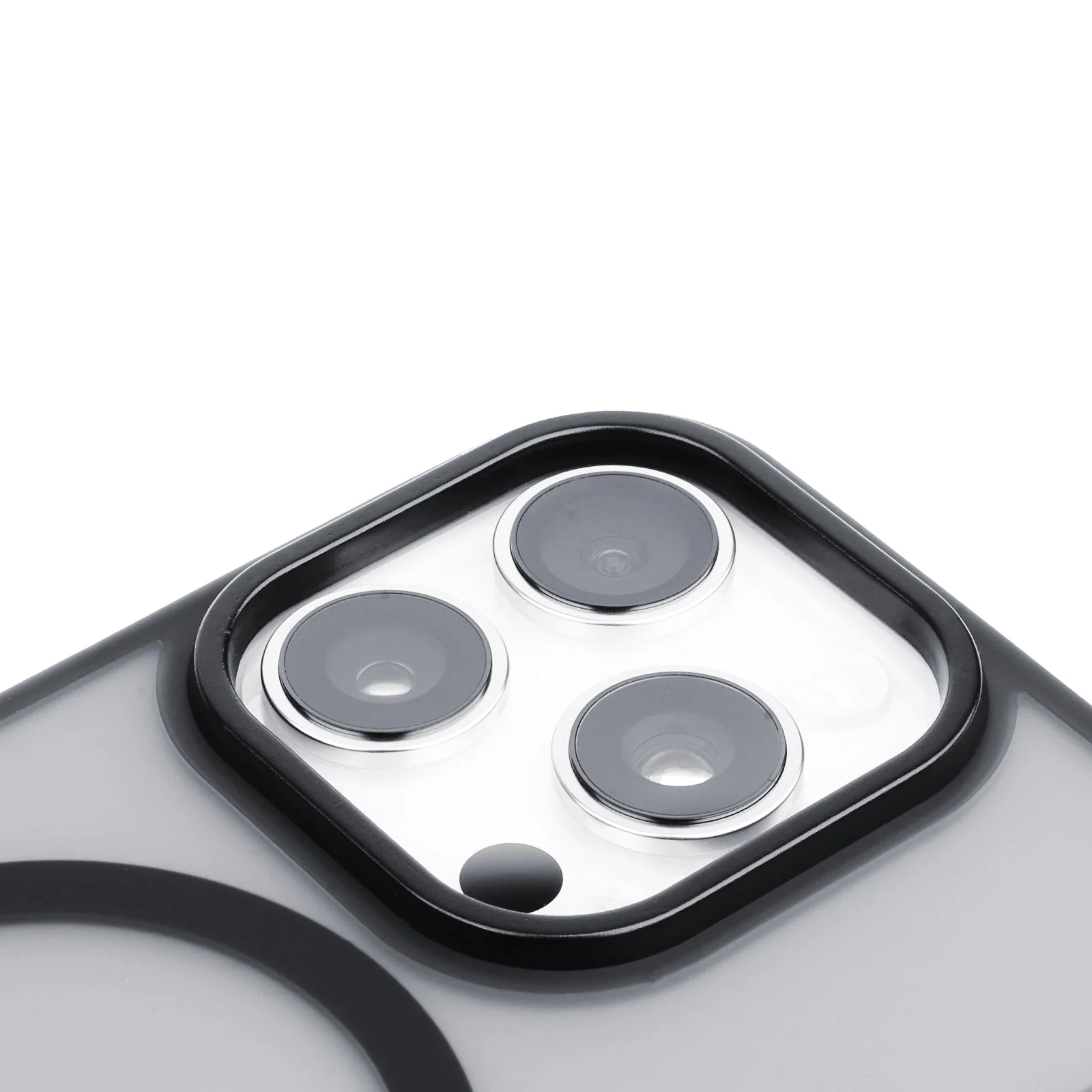 TEKNE Matt MagSafe Case for iPhone 16 Pro | Matte Finish | MagSafe Compatible & Scratch-Resistant - Black - Image 3
