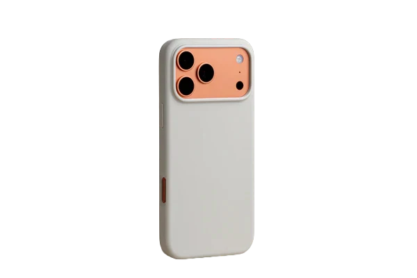 TEKNE Silicone Case Compatible with MagSafe for iPhone 17 Pro Max-Beige