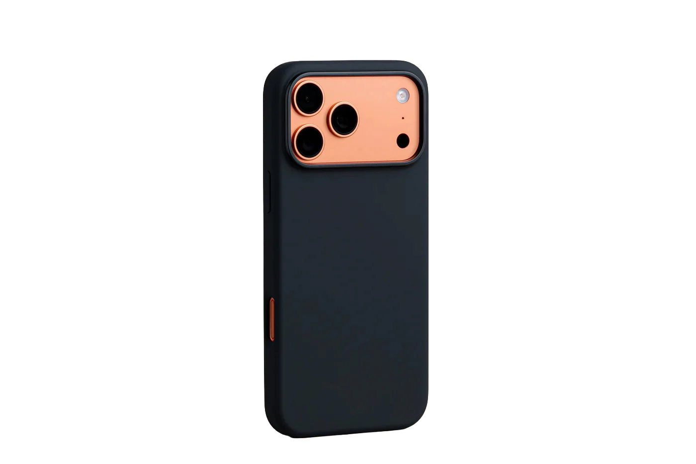 TEKNE Silicone Case Compatible with MagSafe for iPhone 17 Pro Max-Black