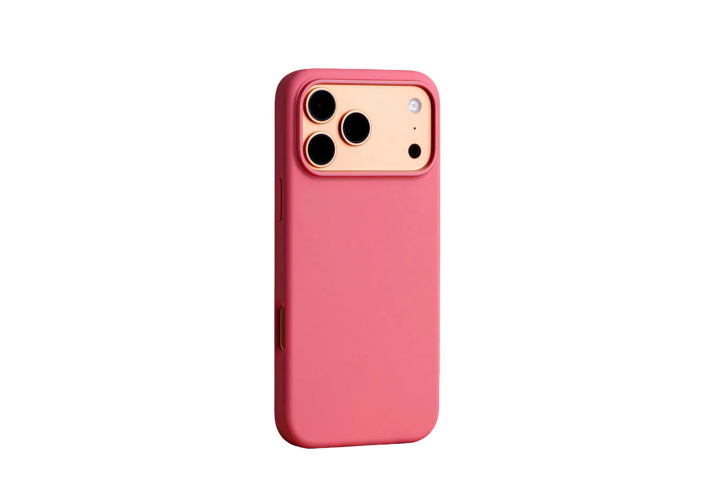 TEKNE Silicone Case Compatible with MagSafe for iPhone 17 Pro Max-Pink