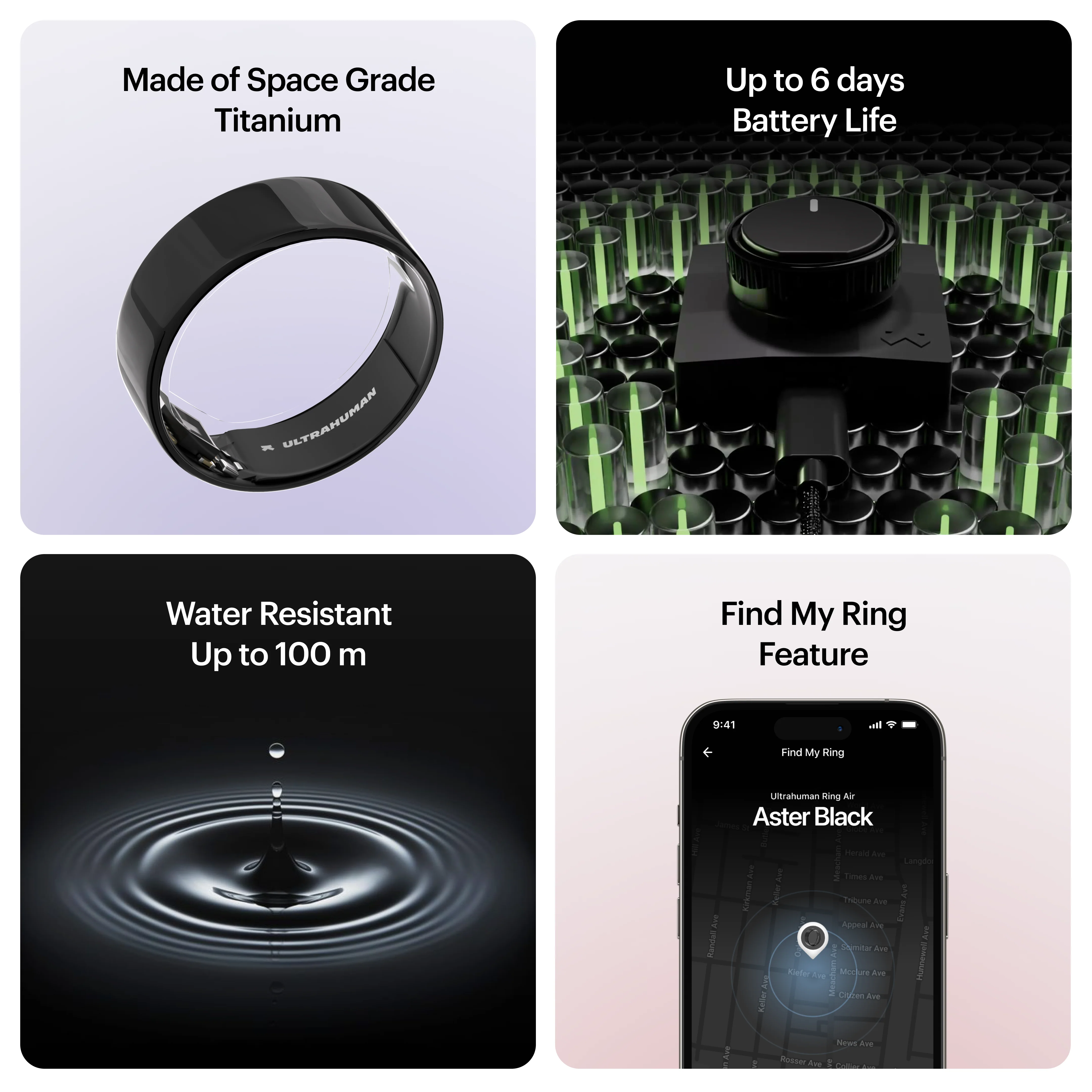 ULTRAHUMAN Ring AIR – Smart Fitness, Sleep & Activity Tracker for Men/Women (Aster Black) 6 - Image 7