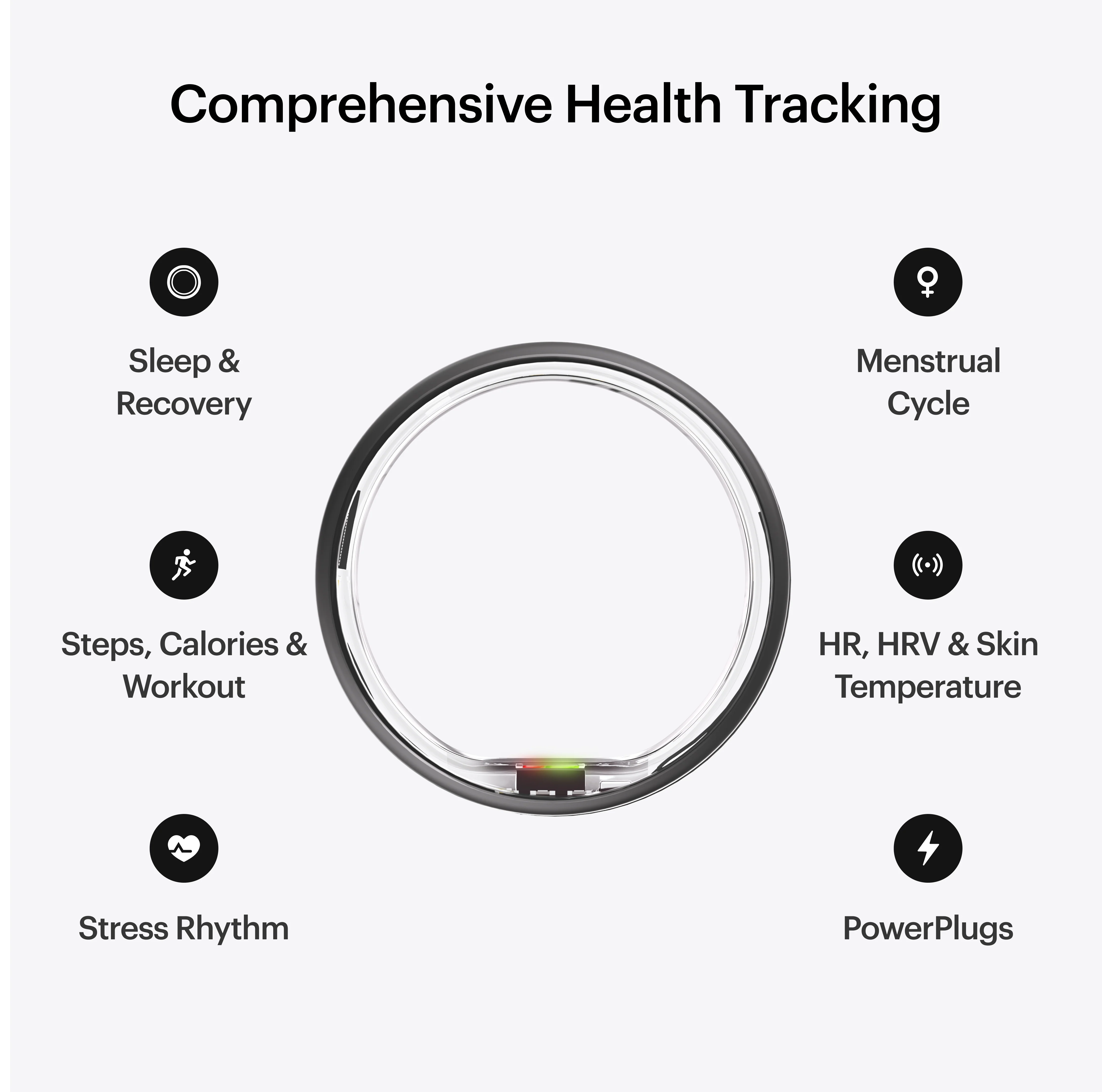 ULTRAHUMAN Ring AIR – Smart Fitness, Sleep & Activity Tracker for Men/Women (Matte Grey) 10 - Image 3